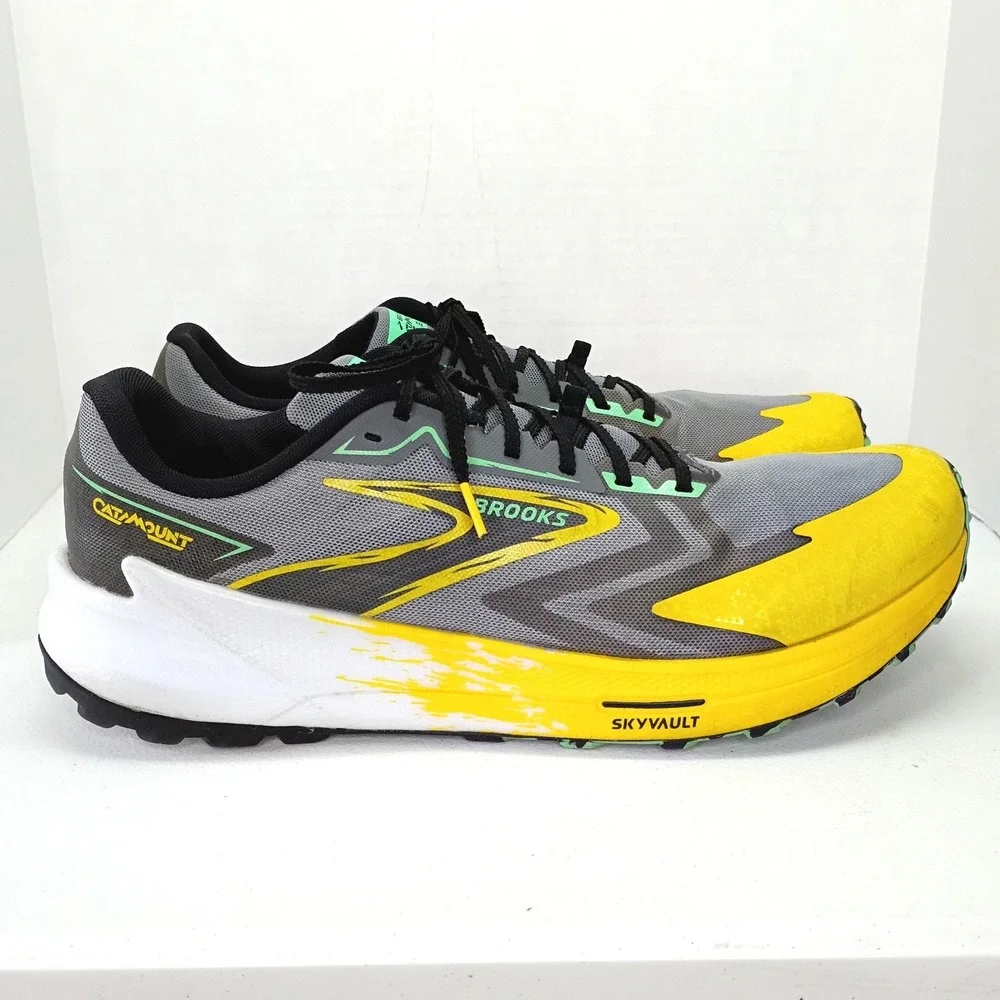 Brooks Catamount 3 Trail Running Shoes Men's size 15 - Picture 5 of 10